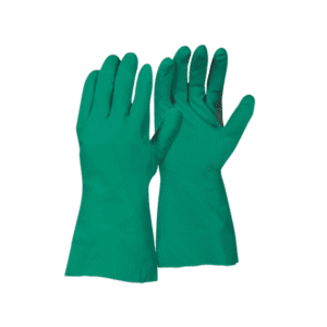 Gant de Protection Chimique en Nitrile vert longueur 31cm